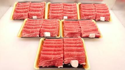 肉オク!群馬A4・超熟成肉(メス) 特選和牛ももすき焼き【本格ドライエージング】 3,08kg③